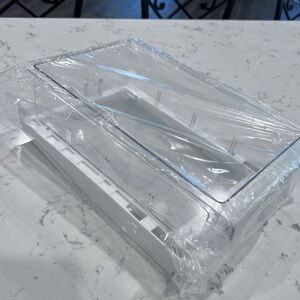 NWOT - Clear Acrylic Pull-out Storage Box